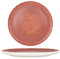 Rinart Platos de cena - Rosa - Porcelana - 28 cm - juego de 6