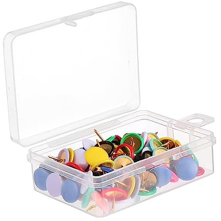 Operitacx 100St Pin-Tasche bürozubehör bürogadges notitzzettelblock Heftzwecken tack Reißnägel für die Wand Pinnwand Reißnägel Stecknadel zum selber basteln Reißnägel aus Kunststoff Plastik