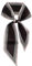 GIMIRO Satin Seidenschal 148 x 13,5 cm Krawatte Double Layer Bund für Blazer, Mantel, Kleid (Black Plaid)