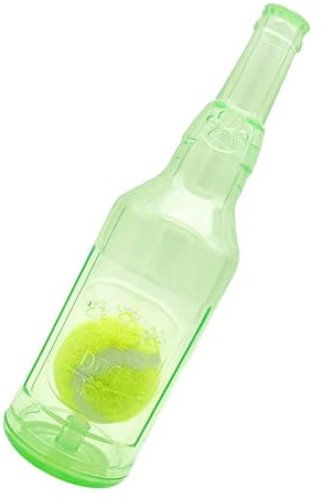 Wasserflasche Hundespielzeug Flaschen-Kauspielzeug Für Hunde, Hundespielzeug, Wasserflaschen-Zerkleinerer,Quietschendes Kauspielzeug Haustierbedarf-Flasche Mit Ballspielzeug, Zerkleinere 24,5 X 7,5 Cm