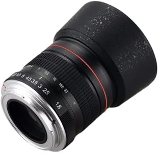 Obiettivo full-frame a focale fissa 85 mm F1.8-F22 con messa a fuoco manuale, rivestimento multistrato MC, campo visivo di ripresa di 28°(Canon RF)