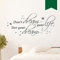 WANDKINGS Wandtattoo Don´t Dream Your Life, live Your Dream! 50 x 25 cm dunkelgrün - erhältlich in 33 Farben