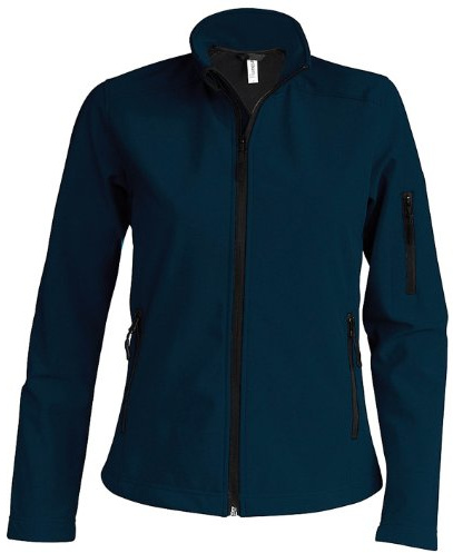 Kariban Womens/Ladies Contemporary Softshell 3 Layer Performance Jacket (L) (Navy)