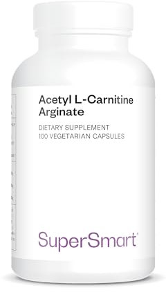 Acetyl L-Carnitin Arginat - Unterstützt die zelluläre Energieproduktion - Bietet Neuroprotektion - Fördert die Fettverbrennung - Dient als Energieschub - Supersmart.