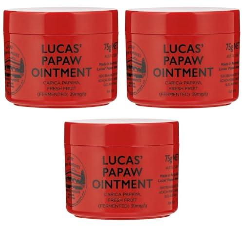 Lucas Papaw Ointment 75g Jar 3-Pack