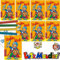 Lutz Mauder - 8 x Zauberblöckchen * Ritter * in DIN A8 Plus Buntstifte im Set | Zauberblock Mitgebsel für Kindergeburtstag | Mittelalter Schwert