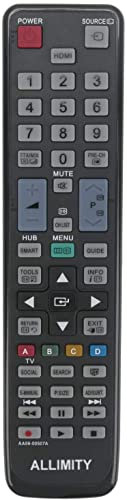 ALLIMITY AA59-00507A Telecomando Sostituisci per Samsung TV AA5900507A UE40ES6535U UE40ES6545U UE40ES6547U UE40ES6560S UE40ES6560U UE40ES6570SX UE40ES6570S UE40ES6575U UE46ES6100W UE46ES6300U