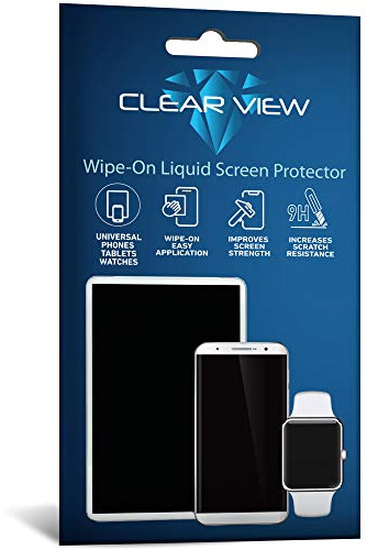 CLEARVIEW Liquid Glass Screen Protector | Covers up to 6 Devices | for All Smartphones Tablets and Watches