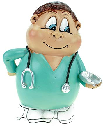 Udo Schmidt GmbH Spardose Krankenpfleger Sparschwein Gelddose Spardose Geschenk Sparbüchse Trinkgeld Kasse