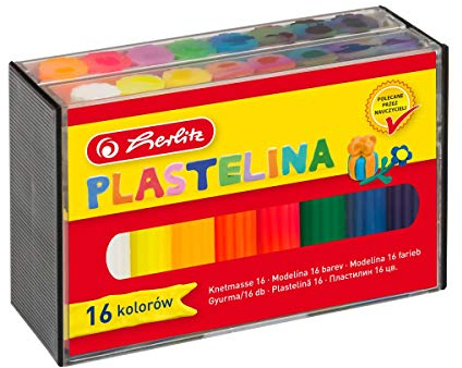 Herlitz Knete Mehrfarbig, 16 Stück
