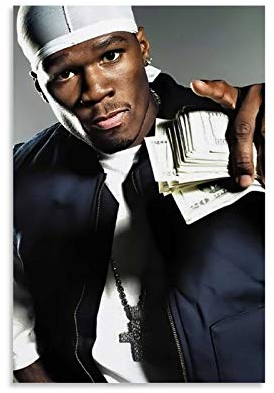 GUCII 50 Cent Candy Shop Leinwand Kunst Poster und Wandkunst Bilddruck Moderne Familienzimmer Dekor Poster 12x18inch(30x45cm)