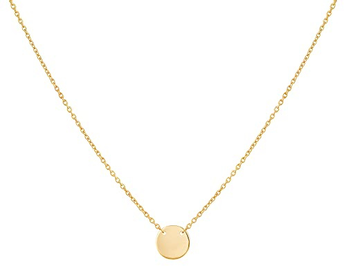 cai Damen Halskette 925/- Sterling Silber 45+5cm Glänzend gelb 274250056V-50