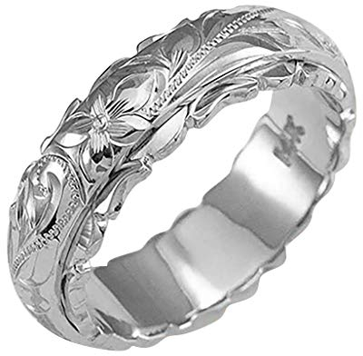 Damen Ring Aufgehängter Geschnitzter Rosenblütenring 925 Sterling Silber Antragsring Jubiläum Ehering Ringe Schmuck
