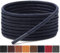 Handshop 3 Pares de Cordones para Zapatos de Vestir para Hombre, Cordones de Repuesto para Zapatos de Vestir, Cordones Encerados Redondos para Zapatos Oxford de Mujer y Chukka (Azul Oscuro, 90cm)