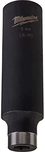 Milwaukee 3/8 Drive Shockwave Impact Duty Deep Socket 8mm