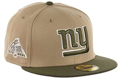 New Era 59Fifty Cap SIDEPATCH New York Giants Camel - 7 1/8