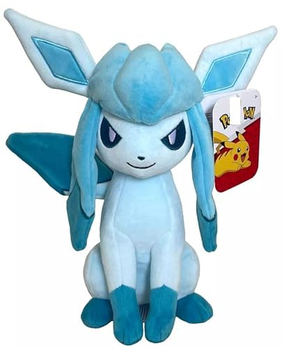 Pokemon Lets Play Plüschtier, Glaceon, Breite: ca.8,7 Zoll (22 cm)