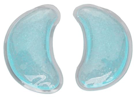 Almohadilla de Gel de Hielo para Ojos, Paquete de Ojos de Gel de Hielo Reutilizable, Almohadilla de Gel de Compresa Fría Y Caliente para la Tensión Ocular, Hinchazón, Círculo Oscuro, Paquete de Tratam