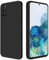 GiiYoon Hülle Kompatibel mit Samsung Galaxy S20, Hochwertiges Liquid Silicone Case, Rundumschutz Handyhülle, Kratzfestes Weiches Mikrofaserfutter- Schwar