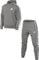 Nike Tuta Grafica Da Uomo Con Cappuccio Club Fleece, Dk Grey Heather/White, FB7296-063, S