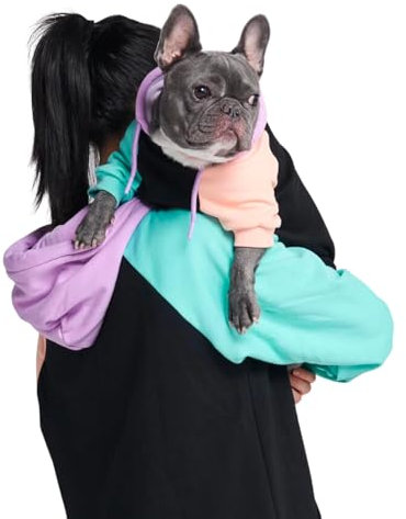 Spark Paws Human Hoodie - Premium Qualität, Butterweich, Überlegener Komfort und Passform, Beruhigendes Fleece-Innenfutter, Geeignet für alle Stile - Cyber, S