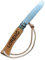 Kindermesser mit Gravur & Geschenkbox – Opinel No7 mit runder Spitze, Lederband & Sicherheitsring – personalisiertes Outdoor-Geschenk für Kinder