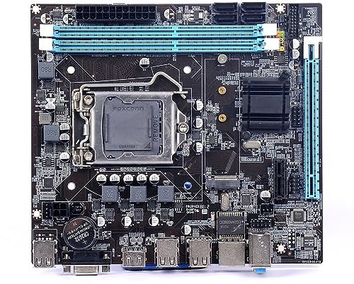 SPEPROECO H61 Motherboard 16GB Micro-ATX Computer MainBoard LGA1155 Socket I3/I5/I7 CPU Support 2 X DDR3 Realtek 10/100 Mbps LAN Onboard