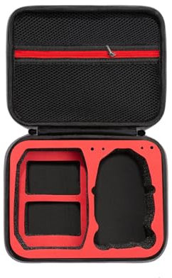 Levigo Borsa a mano multifunzionale in EVA rigida per drone, compatibile con DJI Mini 4 Pro, custodia da viaggio portatile per accessori per droni, fodera interna nera