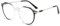 VEVESMUNDO Blaulichtfilter Lesebrillen Metall Groß Rund Nerdbrille Anti Blaulicht Brillen Damen Herren +0.5,+1.0,+1.5,+2.0,+2.5,+3.0,+3.5,+4.0 (1 Stück Schwarz&Transparent, 0.5)