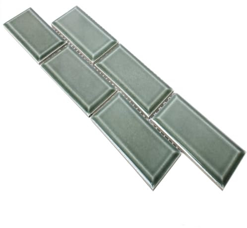 Keramik Fliesen Bordüre Metro Sanford Petrol