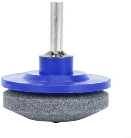 Affilatrice per tosaerba, 50 mm x 55 mm, per affilare attrezzi da prato, trapano, falciatrice, falciatrice, motozappa ()