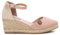 REFRESH - Sandalias con Cuña Mujer Nude - Calzado Cómodo y Versátil - Moda casual - Modelo 17188204 (Talla 37)