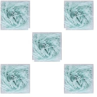 Lafite Papierbastfüller, geschreddert, Geschenkverpackung, Bastelfüller, Gadgets, Ostern, Weihnachten, Blau bis Grau, 5 Stück