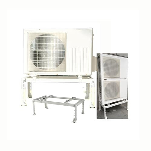Soporte De Suelo Soporte De Montaje En Suelo Soporte for Unidad De Aire Acondicionado Exterior Fácil De Instalar for Unidades De Bomba De Calor Y Condensador De Aire(90 * 30 * 45CM)