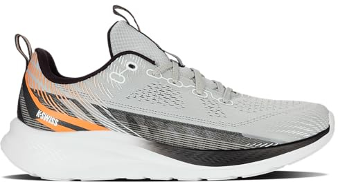 K-Swiss Herren Proto Trainer, Northern Droplet/Schwarz/Blaze Orange/Weiß, 47 EU