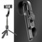 L08 Gimbal ajustable estabilizar Bluetooth retardador polo trípode selfie stick (negro)