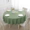Romanstile Tischdecke rund 160 cm grün abwaschbar und wasserabweisend Tischtuch Tischwäsche Table Cloth für Party,Balkon,Esszimmer,Garten,Outdoor,Draußen,Ostern,Frühling