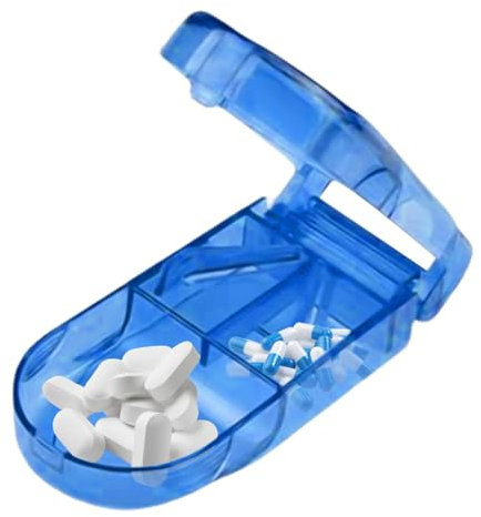 Herramienta Cortadora De Tabletas, Divisor De Pastillas Para Viajes, Cortador De Pastillas Fácil De Usar, Cortador De Pastillas Pequeño, Cortador De Medicinas, Trituradora De Pastillas Portátil Para V