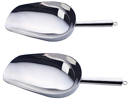 Cabilock Pala Para Cubitos De Hielo Acero Inoxidable Pala Para Comida Multiusos Fácil De Limpiar