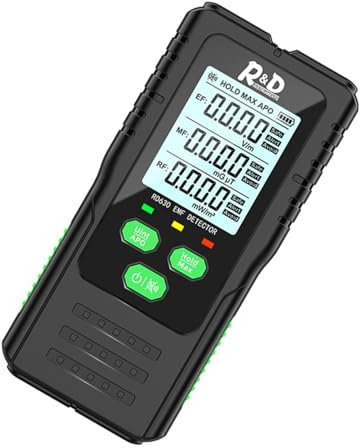 Handheld LED Strahlungsstrahlung Magnetfeldjagddetektor Elektromagnetische Paranormale Geräte Tester LED Indikatoren