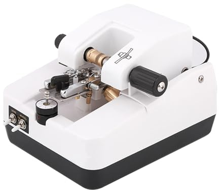 jcwwolk Optical Lens Groover, Auto Lens Groover, Lens Thickness 1.5-11mm, Groove Depth Is 0-0.7cm, 7 Levels Of Adjustable Depth, for Slotting Resin, Glass and PC Lenses