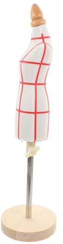 Kleiner Schneiderpuppe 1/4 in Beige, Verstellbare Körperpuppe | Mannequin, PU Stretchbaumwolle Holz, für Selbstgemacht Nähen und Schnittmuster, Kompakte Ausführung
