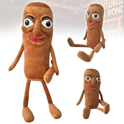 Italian Brainrot Plüschtier, 47 cm Tung Tung Tung Sahur Plush, Tralalero Tralala PlüSchfigur, Italian Brainrot Kuscheltier, Soft Stuffed It-alian Brainrot Animals, Geschenke für Jungen und Mädchen