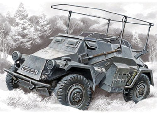ICM 1:72 - Sd.Kfz.261, German Radio Communication Vehicle