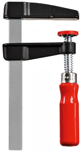 Bessey LM20/8 LM Die-Cast Zinc Screw Clamp, Red/Black, 200/80 mm