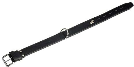 Karlie Halsband Rondo mit Ring für Adresstube L: 55 cm B: 35 mm schwarz