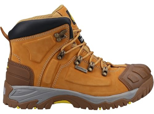 Amblers Mens FS33 Grain Leather Safety Boots (Honey)
