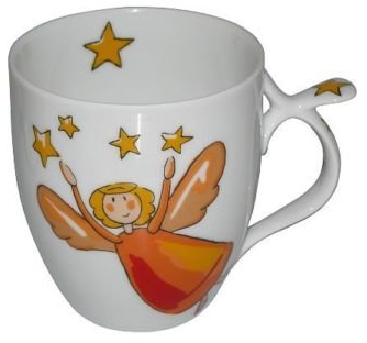 Schutzengel Cha Cult Becher Stern 0,35l