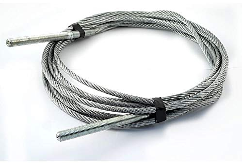 Seil Stahlseil Ø 9 mm, L: 9675 (9670-9680) mm, H: 3350 mm für Ausgleich Hebebühne RP-6213B2, RP-6214B2