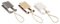 Hobbyfun Schlitten, ca. 6 x 2,5 cm, Btl. a 3 St. Farbig-sort.